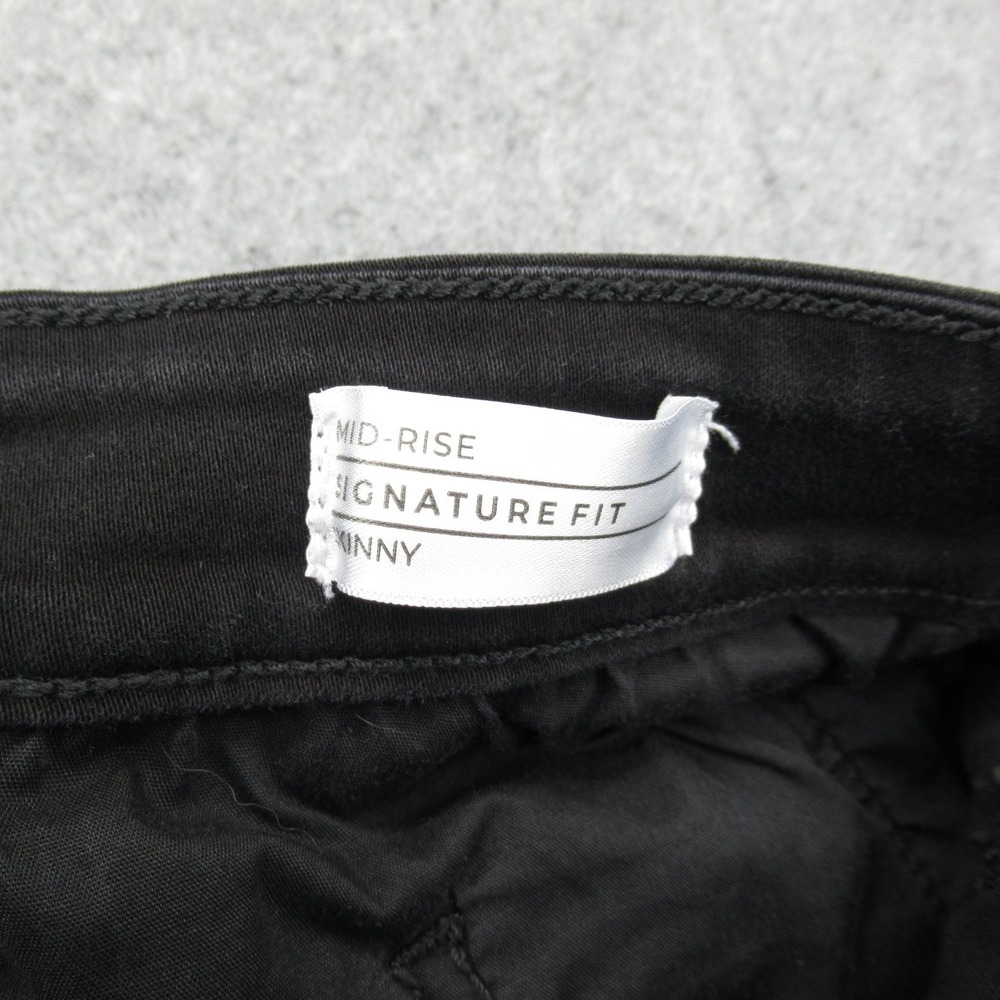 Lane Bryant Women's Black Skinny Mid-Rise Stretch‎ Jeans 18 - Picture 11 of 14